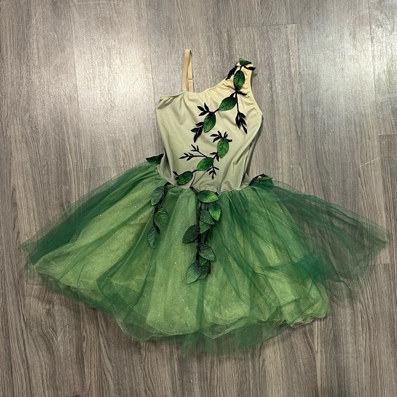 Revolution Green Leaf Ballet Dance Costume - Picture 2 of 4